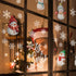 9 Sheet Christmas Window Clings Snowman Window Decals Christmas Snowflake Stickers Let it Snow Winter Window Glass Decor for Kids Christmas Holida...
