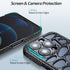 for iPhone 14 Pro Case,Glass Carbon Fiber for iPhone 14 Pro Case 6.1",Phone Case Light Slim 3D Stereo Heat Dissipation for 14 Pro Case,Support Wir...