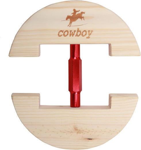 Cowboy Hat Stretcher,Large Size 7 1/2" to 10 5/8"-Colourful Adjustable Buckle Heavy Duty (Large, Blue)...