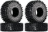 INJORA 1.0 Tires - S5 Rock Terrain Crawler Tires for TRX4M SCX24 AX24 FCX24 Upgrade Parts,64 * 24mm,T1011...