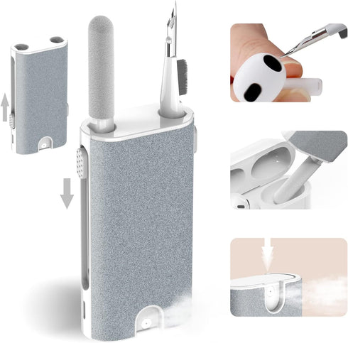 5-in-1 Electronic Cleaner kit- Portable Cleaning kit for Airpods/Earbuds/Phone/Camera/Watch/Laptop,with Cleaning Pen and Spray Bottle,Multifunctio...