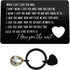 Xiahuyu Engraved Wallet Card Insert for Boyfriend Fiance Husband Christmas Birthday Gift Wedding Anniversary Card Gift Valentines Day Gifts I Love...