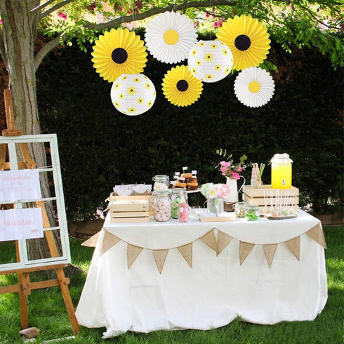 CHRORINE Sunflower Party Decorations, Sunflower Birthday Party Baby Shower Bridal Shower Wedding Decorations, Baby Shower Birthday Party Supplies...
