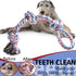 Dog Rope Toys Indestructible Dog Toys, Dog Chew Toys for Aggressive Chewers, Tough Puppy Teething Chew Toys for Boredom, Dental Cleaning Tug of Wa...