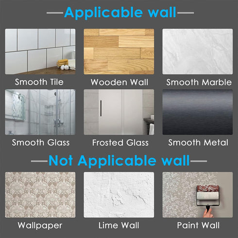 2Pack Toothbrush Holder Wall Mounted with Cover for Bathroom, Toothbrush Storage Organizer for Shower, Self Adhesive Toothbrush Hanger with Toothp...