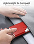Padike Business Card Holder, PU Leather & Stainless Steel Multi Card Case for Men & Women, Name Card Holder, Credit Card Wallet, ID Case/Holder wi...