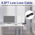 WiFi 6 6E Tri-Band 2.4GHz + 5 GHz + 6GHz Magnetic Base WiFi Antenna for Wireless WiFi 6 6E Router Hotspot PC Desktop Computer PCI-E WiFi Network W...