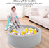Ball Pit Balls Stars for Toddlers- 100 Pack 3 Shapes Balls Stars and Hearts for Ball Pit Playroom Playpen, Non-Toxic Plastic Toy Balls Shower Part...