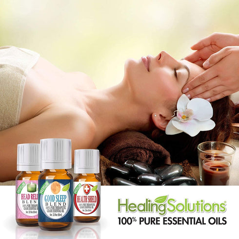 Healing Solutions - Best Blends Essential Oils Set (6x10ml) Pure for Gift Diffusers, Home - Essential Oils Wellness Set...