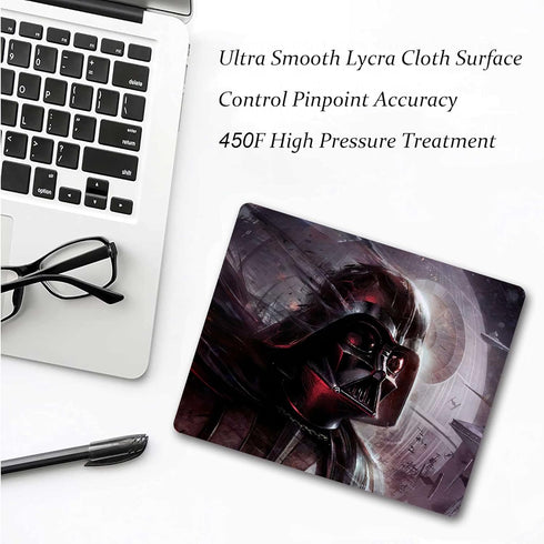 Mouse Pad,Mouse Pads for Wireless Mouse,Cool Black Warrior Mousepad for Laptop Desk Accessories with Designs,Computer Gaming Mouse Pad,Mouse Pad f...