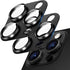 2 Pack Camera Lens Protector for iPhone 15 Pro Max/iPhone 15 Pro/iPhone 14 Pro Max/iPhone 14 Pro, Aluminum Alloy Sapphire Glass Camera Cover Scree...