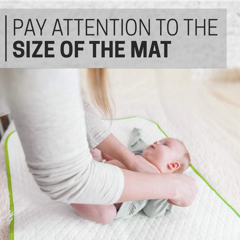 Portable Changing Pad - Waterproof Baby Changing Mat - Large Size 25.5”x31.5”- Foldable Wipeable Diaper Changing Pad - Change Diaper in Any Places...