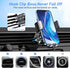 Car Phone Holder Mount, Super Stable Air Vent Cell Phone Car Mount with 2024 Newest Metal Hook Clip, 360° Rotation,One Button Release for iPhone, ...