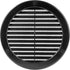5Pack ø6" Inch Black Plastic Round Soffit Vent - Air Vent Louver - Grille Cover - Built-in Screen Mesh - HVAC Ventilation - Fresh Air Exchange in ...