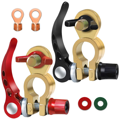 2 PCS Battery Terminals, Battery Terminal Connectors, Quick Release Battery Terminal, Car Battery Terminal...