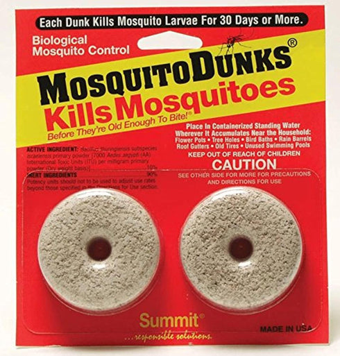 Mosquito Dunks 102-12 Mosquito Killer for Bird,Fish, 2 Pack...