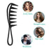 VOCOSTE 3 Pcs Hair Comb Wide Tooth, Anti Static, for Thick, Curly Hair, Hair Care, Detangling Comb, for Wet and Dry, Black...