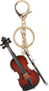 Musical Instrument Keychain, Miniature Violin Keychain,Musical Instrument Gift,Christmas Ornament...