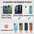 Coolpow Magnetic Phone Wallet for Apple Magsafe Wallet?Super Magnet? for iPhone Wallet Card Holder for Apple Wallet Magsafe for iPhone 15 14 13 12...