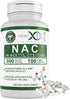GENEX NAC 500mg (100 Capsules) N-Acetyl Cysteine, Supports Liver Health - Non-GMO, Gluten Free, Vegan (3 Month Supply)...