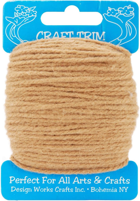 Design Works Crafts Light Brown Yarn Card......