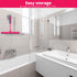 Himalayan Glow WBM Squeegee, Professional Scratch Free Surface Cleaner with Hanging Hole, Shower Squeegee, Pink...
