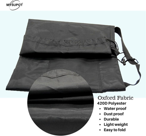 43"x9"x9" (Black, L) Replacement Bag for Folding Camping Chair, Portable Camp Chair, Hammock, Yoga Mat, Umbrella, Tents, Tripods, Fishing Poles - ...
