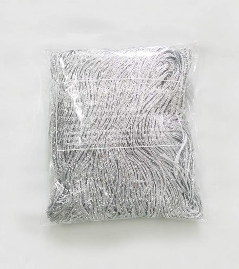 1x2 M Door String Curtain Rare Flat Silver Ribbon Thread Fringe Window Panel Room Divider Cute Strip Tassel for Wedding Coffee House Restaurant Pa...