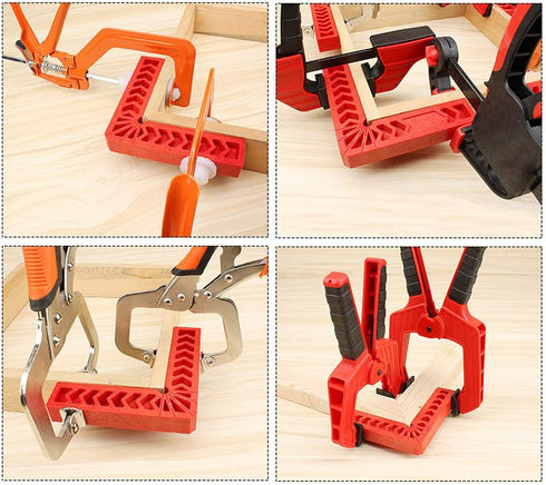 Positioning Squares, Woodworking Tool, Positioning Metric Marking Gauge, 90 Degree Corner Clamp Angle Ruler,Carpentry Squares for Picture Frames, ...
