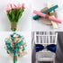 100 PCS Napkin Rings Sparkly Adornment for Wedding/Shower/Party - Golden Napkins wrap (Gold)...