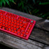 114 Keys Transparent Keycaps PC Cherry Profile Red Crystal Keycap Set Fit for Cherry Mx Switches Mechanical Keyboard...