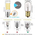 TAIYALOO E17 LED Bulb Dimmable, 5W Microwave Oven Bulb, Natural White 4000K, 40W Halogen Bulb Replacement for Microwave, Over Stove Appliance, Ran...