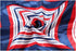 uxcell K75 Women Infinity Geometric Prints Square Shaped Neck Scarf Red Blue 5 Pack...