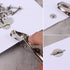 300 Pcs 3/4 Inch Brass Paper Fasteners and 300 Pcs Plated Brass Washers with Hole Punc Round Pastel Paper Brads Silver Metal Brad Split Pins for S...