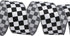 Ribbli Black and White Check Wired Satin Ribbon, 1-1/2 Inch x Continuous 10 Yard, Fall Ribbon for Big Bow, Halloween Ribbon Wreath,Tree Decoration...