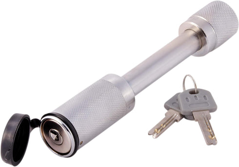MaxxHaul 70050 Trailer Hitch Lock - Heavy Duty 5/8"- Hitch Locking Receiver Pin With 2 Keys, Chrome...