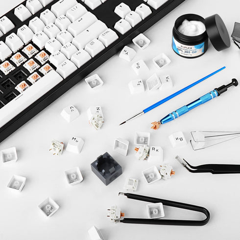 YIMAGUJRX RUNJRX Keyboard Switch Lube Kit GPL 205G0 0.53oz/15g, Switch Opener for Cherry MX Gateron TTC Holy Pandas Switch,Switch Lube Tools for G...