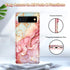 Btscase for Google Pixel 6 Case, Gold Glitter Bling Marble Pattern Hard PC Slim Fit Shockproof Full Body Rugged Drop Protective Women Girls Cover ...