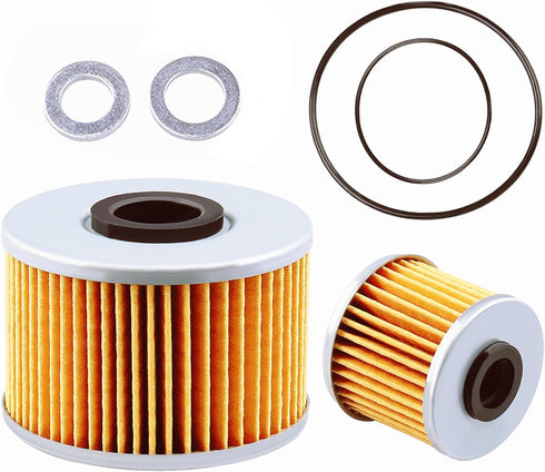 Oil Filter Kit Replacement for 15412-MGS-D21 15412-HP7-A01 91301-107-000 91302-PA9-003 94109-14000 94109-12000 Compatible with 2016-2020 Honda Pio...