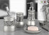Crackled Glass Silver Hand Soap Dispenser for Bathroom, Decorative Countertop Lotion Dispenser, Elegant Liquid Soap Dispenser with Sturdy Pump for...