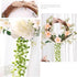 12" Natural Grapevine Wreath DIY Crafts Rattan Wreaths for Christmas Door Hanging Wall Window Holiday Festival Wedding Decoration (1PCS 30cm/11.8i...