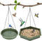 Hanging Bird Bath?Bird Bath - Bird Feeder, 2 in 1 XL Hanging Bird Feeder & Bird Bath for Outside, Hanging Bird Baths for Outdoors...