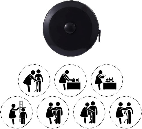 Tape Measure, 10 Pack Measuring Tape for Body 60 Inch, Retractable Fabric Small Tape Measure for Sewing Tailor Medical Craft Cloth...