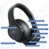 Active Noise Cancelling Headphones,Wireless Over-Ear Bluetooth Headphones with Microphone, Transparency Mode, 70h Play Time, Hi-Res Audio,(Deep Ba...