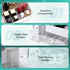 Makeup Organizer for Vanity - Skincare Organizers with Clear Drawers, Large Make Up Organizers and Storage, Bathroom Countertop Makeup Holder, Bed...