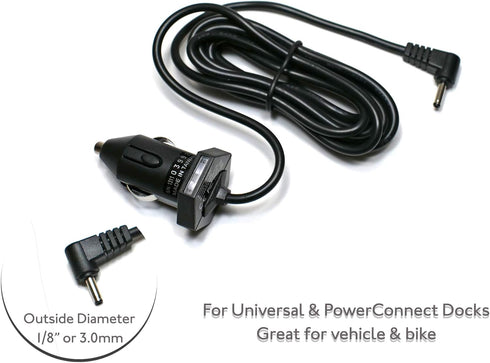 EDO Tech Ultra Compact Car Charger for Sirius XM Sportster Starmate Stratus Stiletto Xm2Go Gex-Inno2 XpressRC Sportscaster Radio Dock...