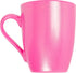 Elanze Designs Princess Pink Glossy Finish 10 Oz. New Bone China Coffee Cup Mug Set of 4...