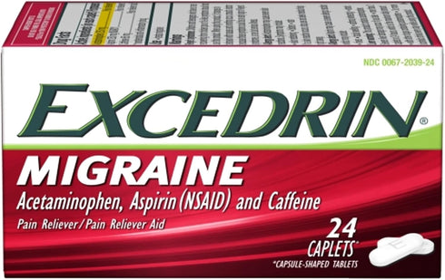 Excedrin Migraine Relief Caplets to Alleviate Migraine Symptoms - 24 count...