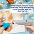Hot Glue Gun Kit, Halobios Fast Preheating Hot Melt Glue Gun with 20 Glue Sticks, Full Size Glue Gun for Making Decoration School DIY Crafts Proje...