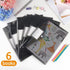 Tamaki 6 Pack Plastic Envelopes Poly Envelopes, Clear Document Folders Plastic File Folders for Home Work Office Organization, Letter Size/A4 Size...